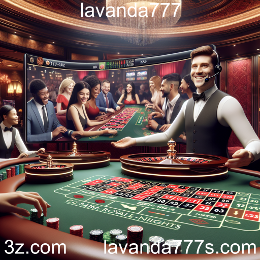Experiência Imersiva com Cassino Ao Vivo no Lavanda777